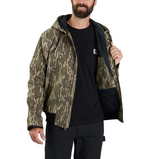 Carhartt Rugged Flex® Duck Veste Camouflage Coupe Ample Doublée et Isolée - 106098