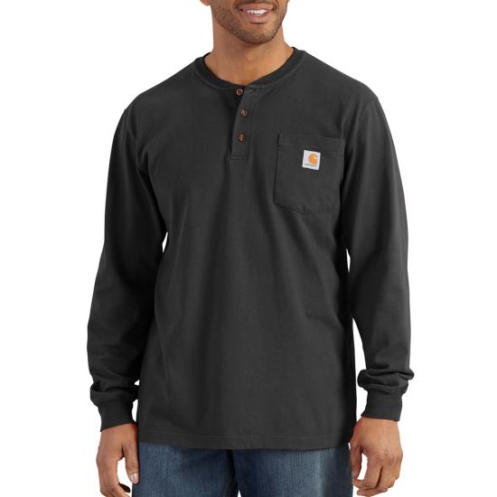 Carhartt Dearborn Loose LS Henley T-Shirt - K128