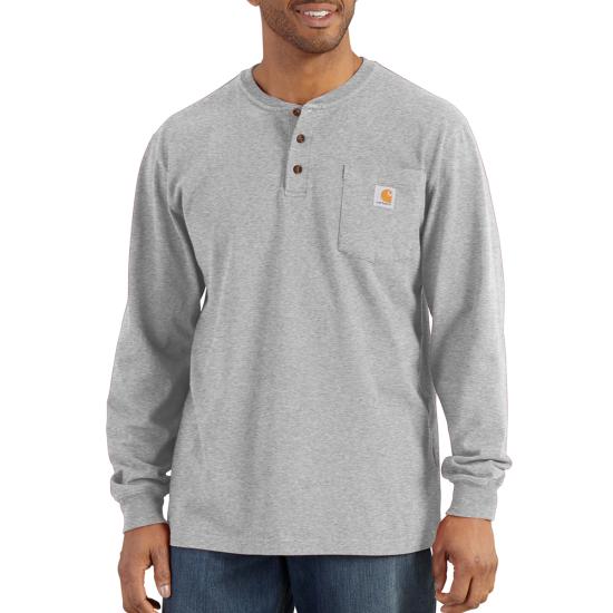Carhartt Dearborn Loose LS Henley T-Shirt - K128