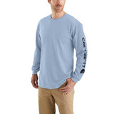 Loose Fit Heavyweight Long-Sleeve Logo Graphic T-Shirt - K231.