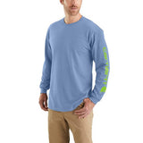 Loose Fit Heavyweight Long-Sleeve Logo Graphic T-Shirt - K231.