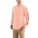 Loose Fit Heavyweight Long-Sleeve Logo Graphic T-Shirt - K231.