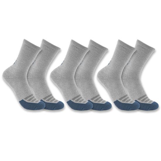 Carhartt Women's Force® Midweight Logo Crew Sock 3-Pack - SC9913W