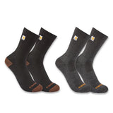Carhartt FORCE® Men’s Midweight Logo Crew Socks 2Pack SC9972M