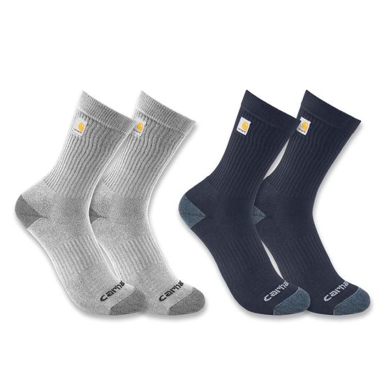 Carhartt FORCE® Men’s Midweight Logo Crew Socks 2Pack SC9972M