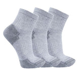 Carhartt Midweight Cotton Blend Quarter Socks 3-Pack - SQ6103M