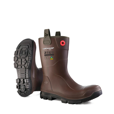 DUNLOP Purofort RigPro 11" CSA PU Work Boot - LJ2HX4