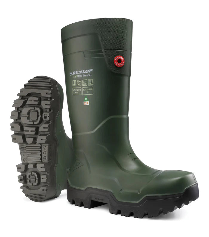 DUNLOP FieldPRO Thermo+ Insulated 15" CSA PU Work Boot - DLPLKL0