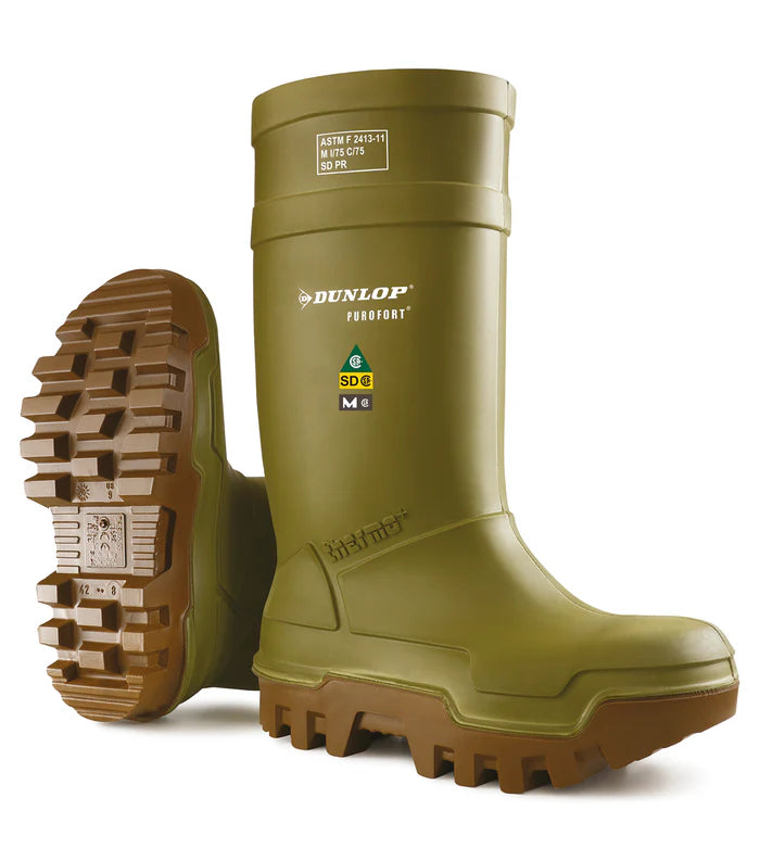 DUNLOP Purofort Thermo+ 15" Insulated CSA PU Work Boot - E662843