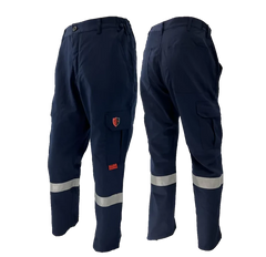 Atlas Guardian® FR / AR Navy Hi-Vis Cargo Pants 405NB