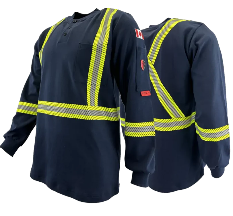 Atlas FR AR Hi Vis Henley Shirts 403