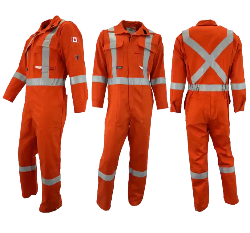 Atlas Guardian® Men's Orange Hi-Vis FR / AR Coveralls 1072OR