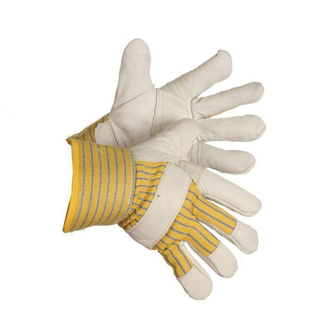FORCEFIELD Pile Lined Grain Leather Patch Palm Work Glove