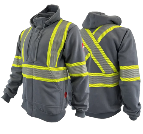 Atlas Hi-Vis FR / AR Zip-Up Hoodie 402