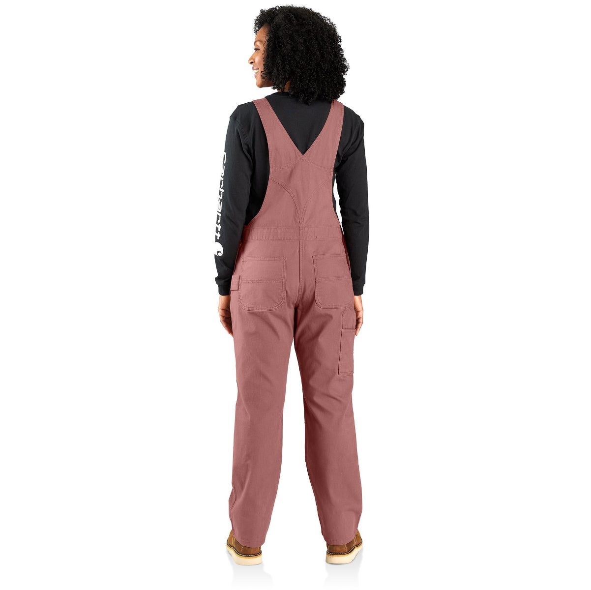 Carhartt® Women's Rugged Flex® Loose Fit Canvas Bib Overall - 106001