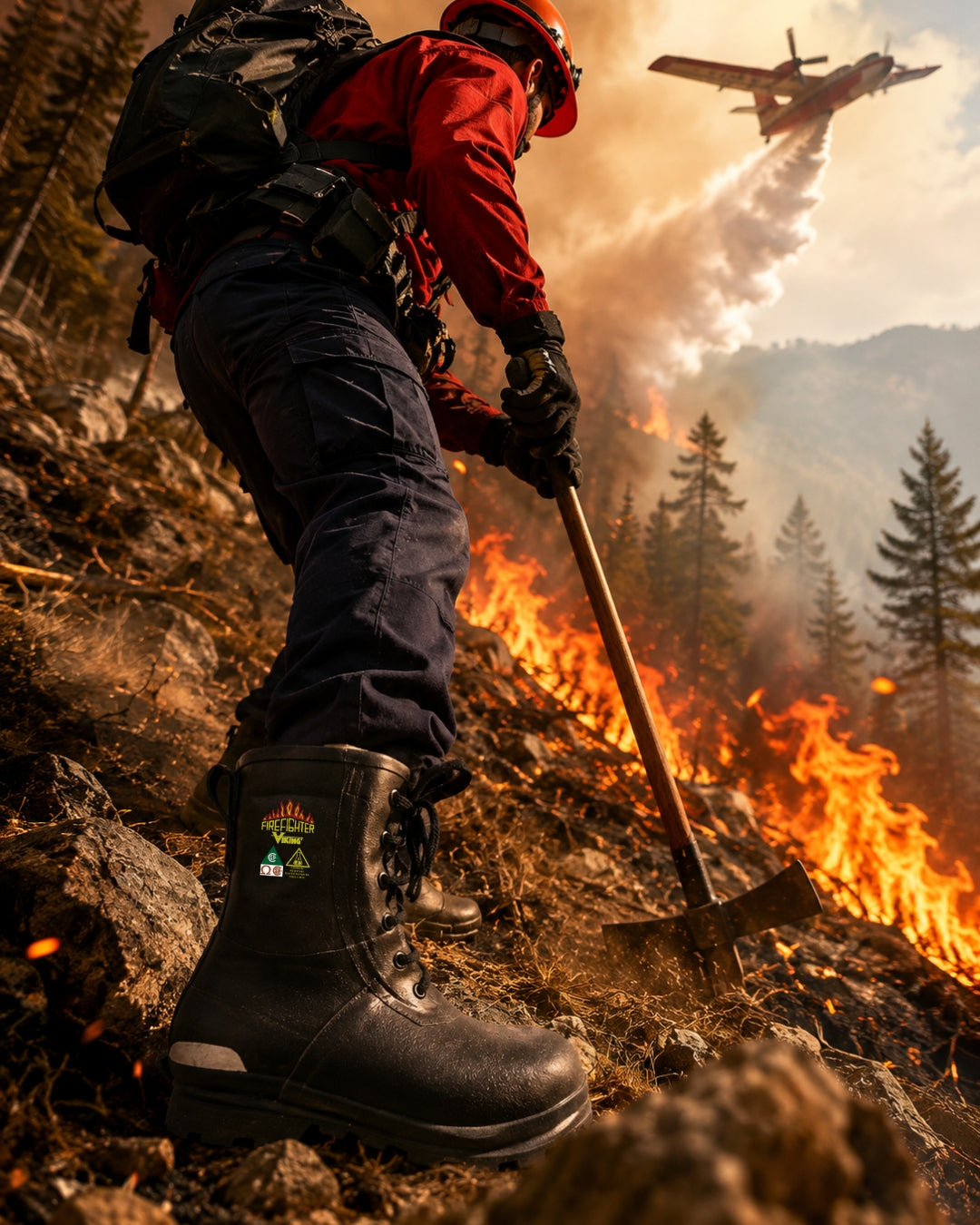 Viking Firefighter® Felt Lined Boots VW93