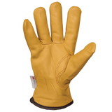 Tough Duck WG081 - 3M™ Thinsulate™ lined Leather Driver's Glove with Keyhole Thumb