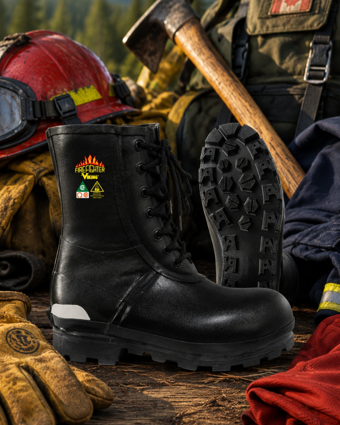 Viking Firefighter® Felt Lined Boots VW93