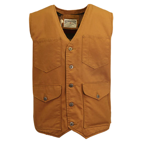 Schaefer Outfitter Men's Vest Stone Blanket Lined Vintage Mesquite 319