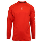 Spyder Mens Solid Side Stripe Long Sleeve Rashguard - S923037