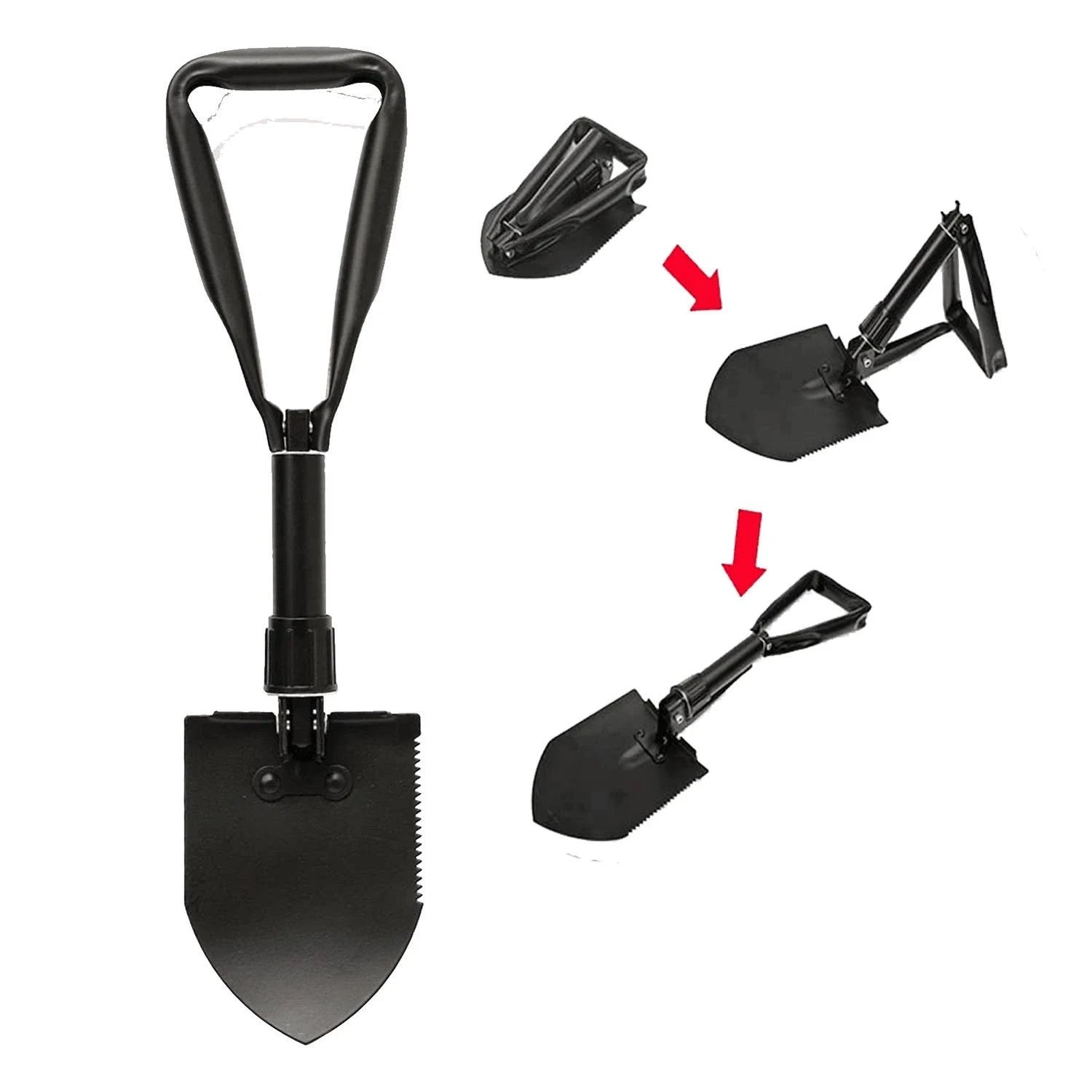 2 Way Folding Pick & Shovel