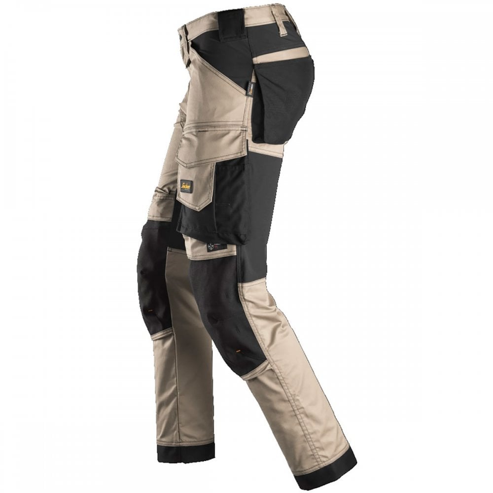 Snickers 6341 AllroundWork Stretch Pantalon - Blanc 0904