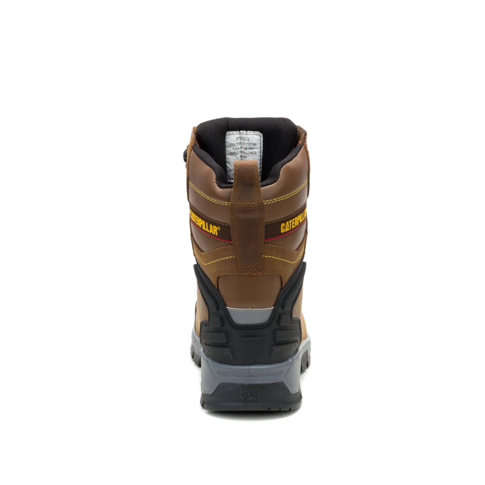 CAT Men's Striver XL TX 8" Waterproof Composite Toe CSA Work Boot