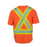 ForceField Short Sleeve Chest Pocket Hi-Vis T-Shirts 022-CBECSA