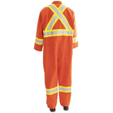 FORCEFIELD FR Treated, 100% Cotton Coverall with Reflective Tape 024-FRCOR