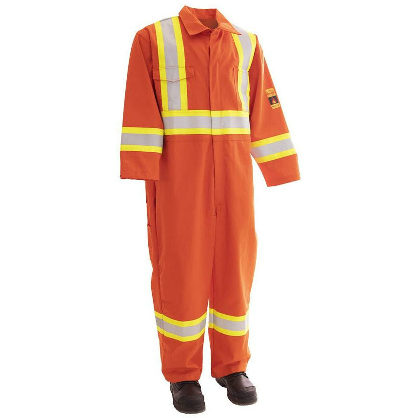 FORCEFIELD FR Treated, 100% Cotton Coverall with Reflective Tape 024-FRCOR