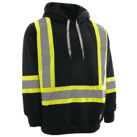 Forcefield Deluxe Hi-Vis Pullover Hoodie, Attached Hood 024-P854