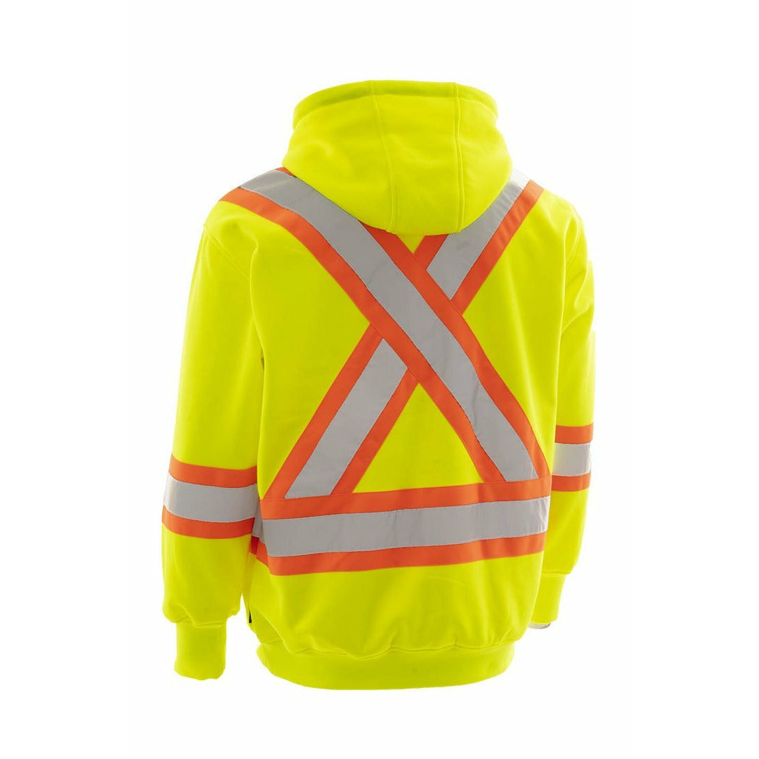 Forcefield Deluxe Hi-Vis Pullover Hoodie, Attached Hood 024-P854