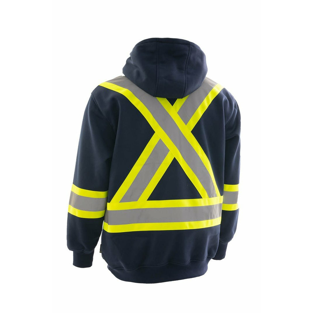 Forcefield Deluxe Hi-Vis Pullover Hoodie, Attached Hood 024-P854