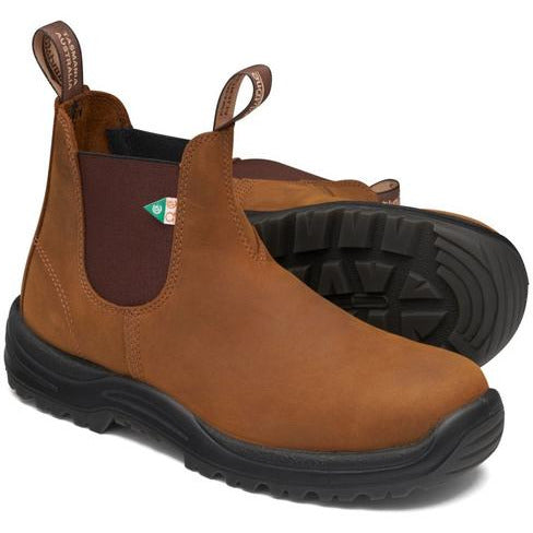 Blundstone 164 - Botte de travail et de sécurité Crazy Horse Marron