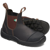 Blundstone 167 - Work & Safety Boot Rubber Toe Cap Stout Brown