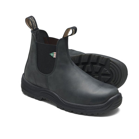 Blundstone 181 - Botte de travail et de sécurité Waxy Rustic Black