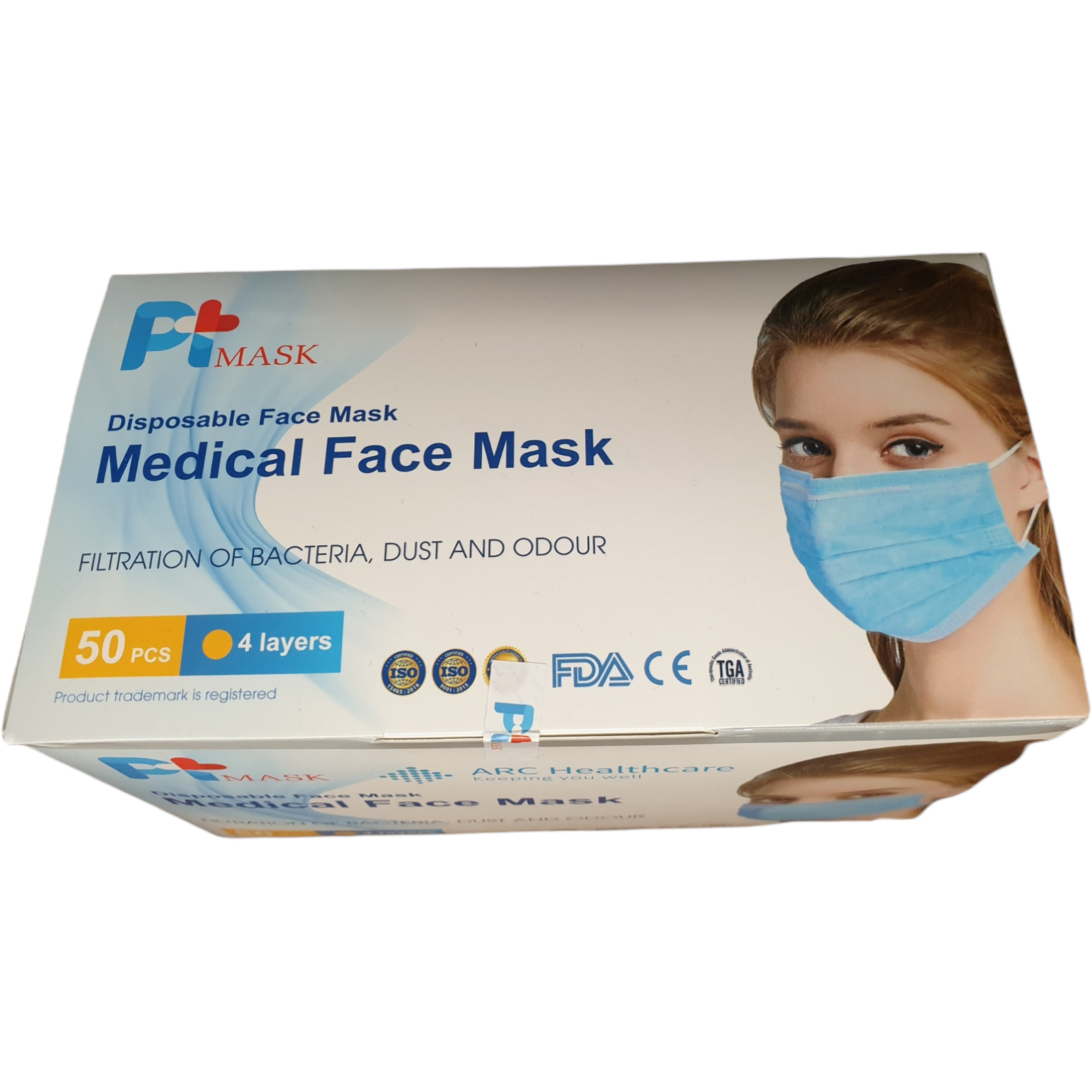 Disposable 4 Layer Face Mask