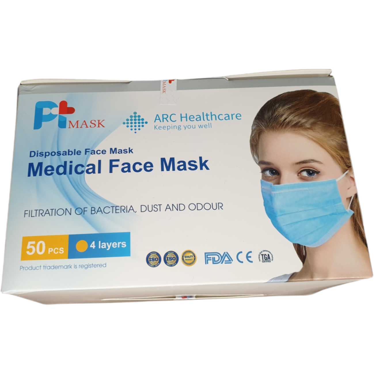 Disposable 4 Layer Face Mask
