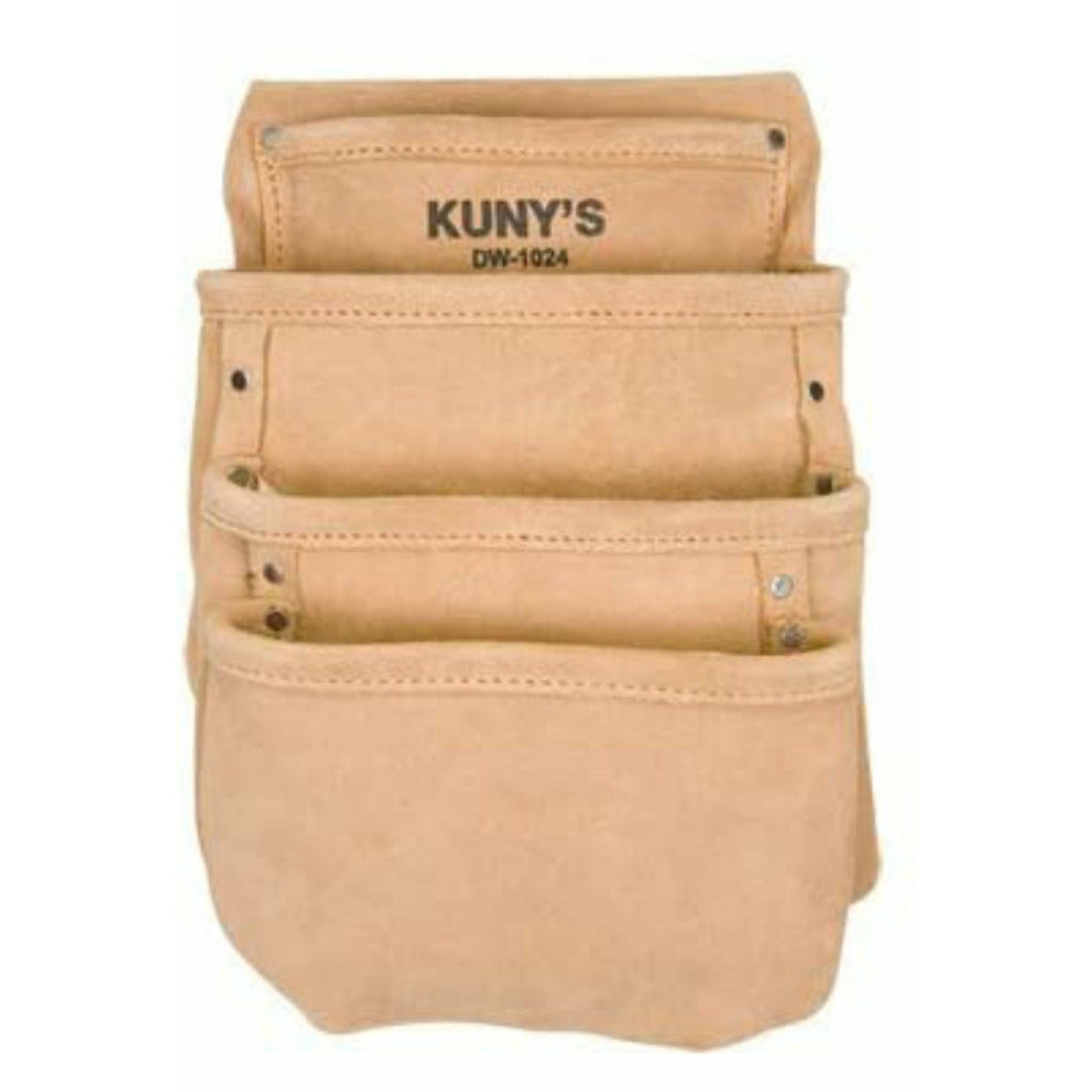 Kuny's Split Leather 4 Pocket Drywall Pouch DW1024