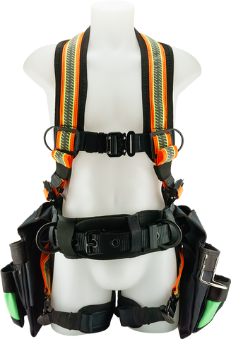 PrimeGrip JUGGERNAUT TRU-VIS Utility Harness with Tool Bags