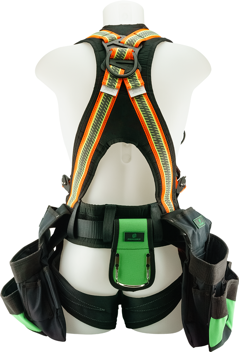 PrimeGrip JUGGERNAUT TRU-VIS Utility Harness with Tool Bags