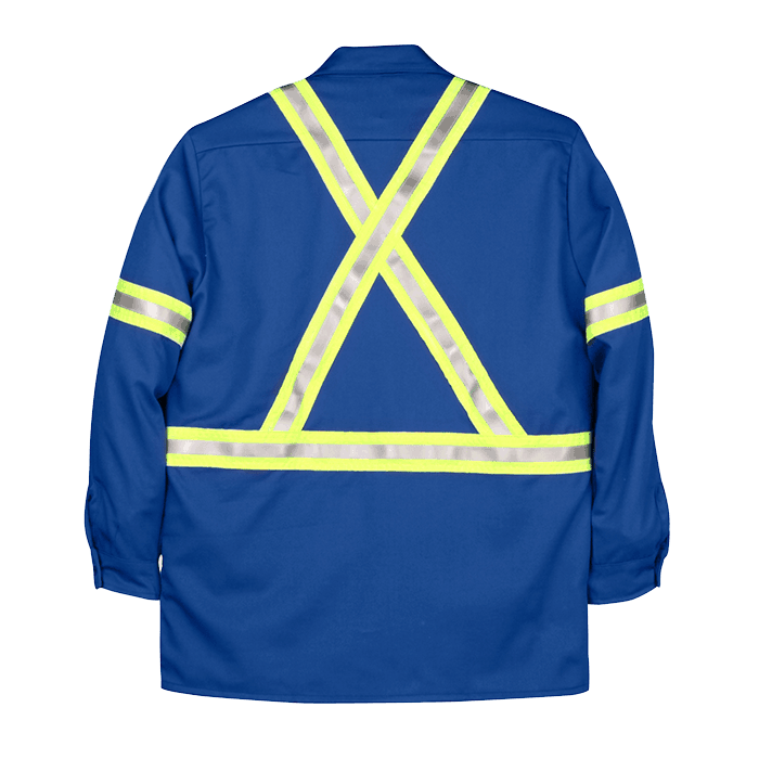 Chemise de travail industrielle ignifuge Big Bill avec matériau réfléchissant - 235US7