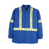 BIG BILL Flame Resistant Industrial Work Shirt With Reflective Material - 235US7