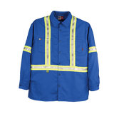 Big Bill Flame Resistant Industrial Work Shirt With Reflective Material - 235US7