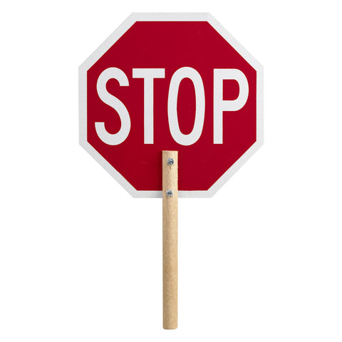 Panneau de signalisation STOP / SLOW 12" pour les brigadiers