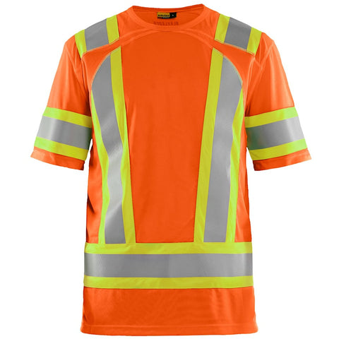 Blaklader CSA Short Sleeve Hi-Vis T-Shirts 3495 1011 5300