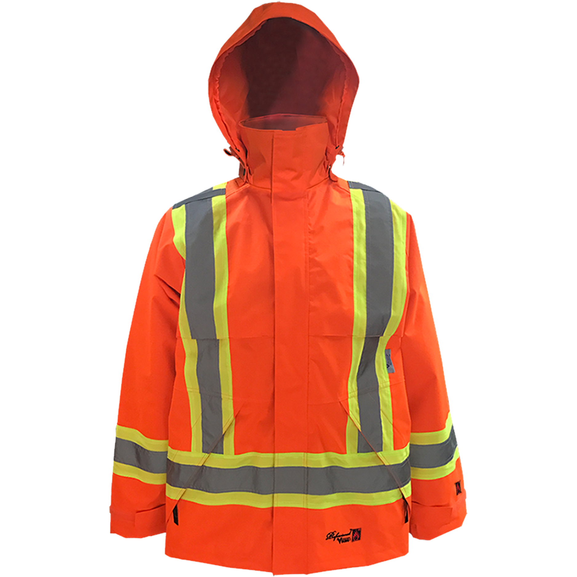 Viking® Professional® Hi-Vis FR Journeyman 300D Trilobal Ripstop Rain Jacket 3907FRJ