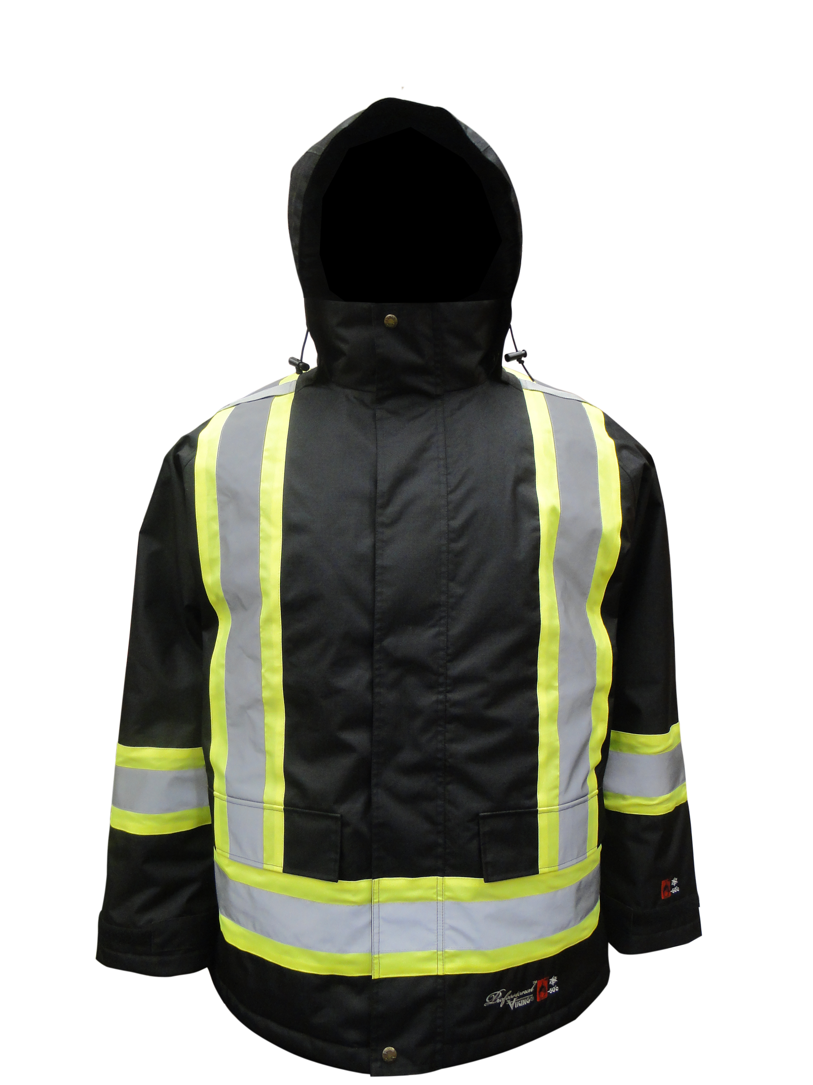 Viking® Professional® FR Insulated Freezer Journeyman 300D Trilobal Rip-Stop Hi-Vis Parka Jacket 3957FRJ