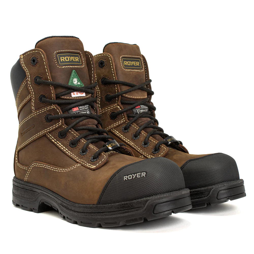 Royer steel 2025 toe boots