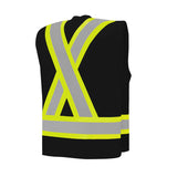 GROUND FORCE Gilet de sécurité d'arpenteur de luxe TV20